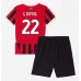 AC Milan Emerson Royal #22 Dětské Oblečení Domácí Dres 2024-25 Krátkým Rukávem (+ trenýrky)